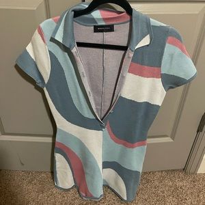 White Fox Button Up Romper